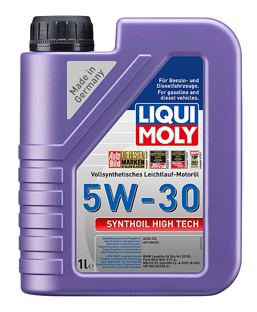 Motor Oil Liqui Moly 5W-30 Synthoil High Tech Editorial Stock Image - Image  of label, cutout: 119173829